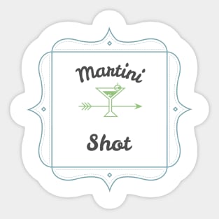 Martini Shot Sticker